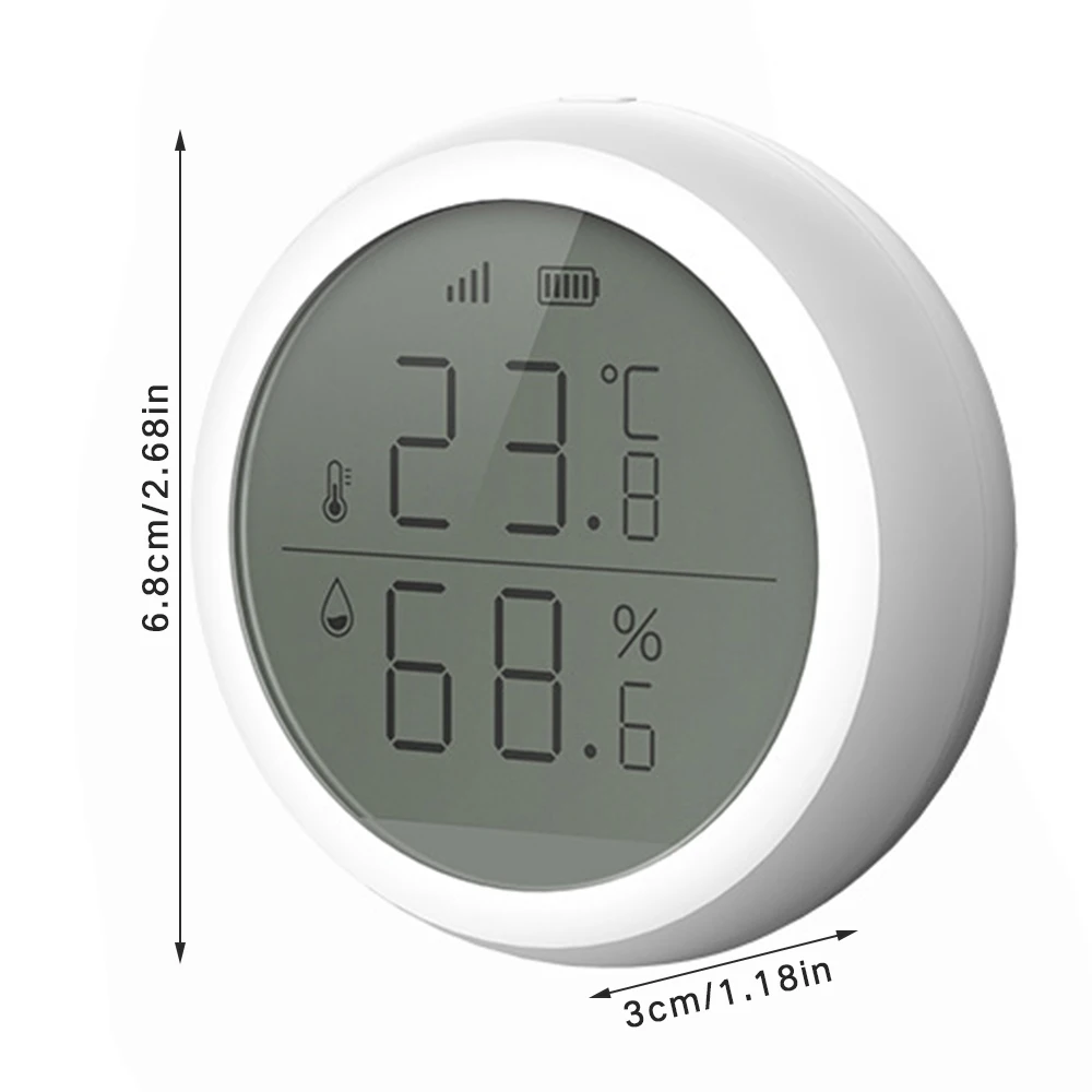 Bluetooth Temperature In Vlažnosti Tipalo Z LCD Zaslona Delovnih Termometer Merilnik Vlage Smart Življenje Za Dom