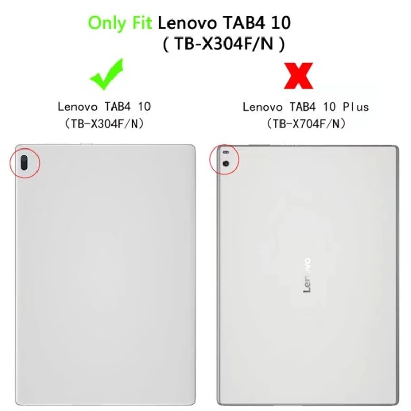 Bluetooth Tipkovnica Primeru za Lenovo Zavihek 4 10 Primeru TB-X304F X304N 10.1 Tablet Usnja Kritje Touch Scren Tipkovnico Primeru