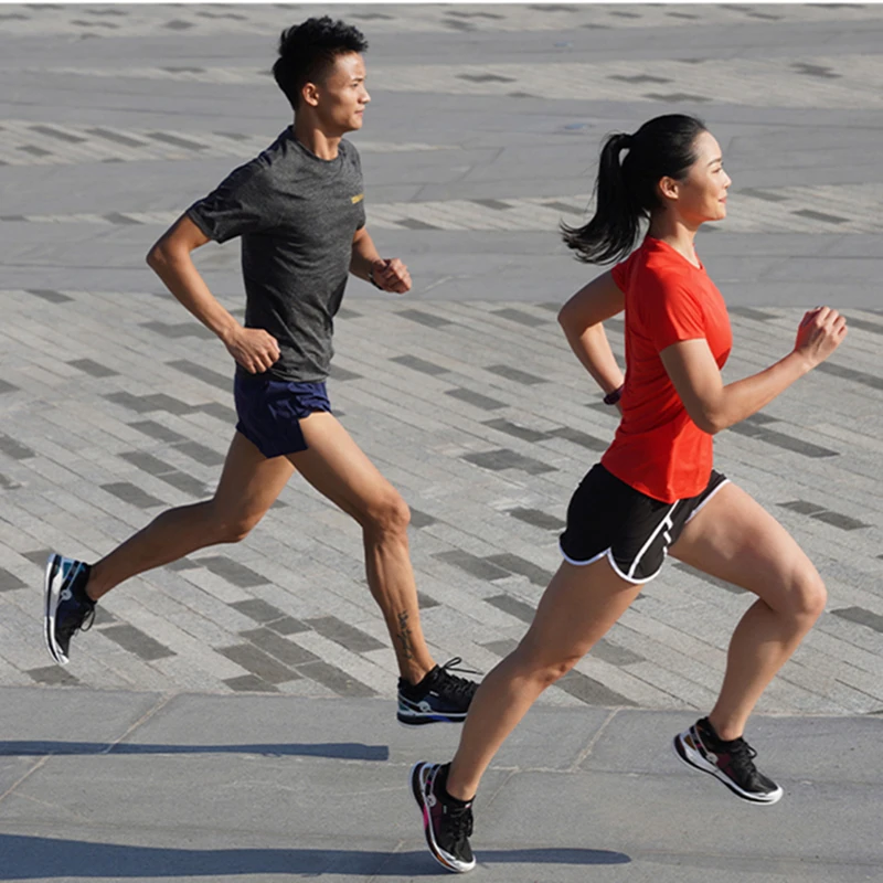 BMAI Oblazinjenje Ženska Moške Superge 40KM Maraton Tekaški Čevlji za Ženske Čipke-up Dihanje Oblikovalec Poklic Športni Copati Moški