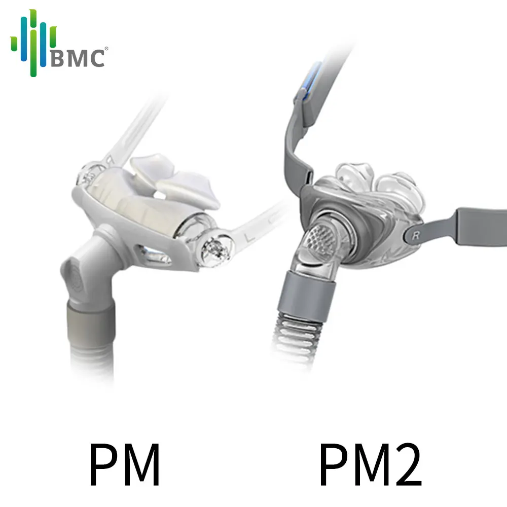 BMC WNP/PM2 Nosni Blazino CPAP Masko Silikonski SML Velikost Blazine Vse Medicinske Spanja Masko Za Smrčanje In Apneja Zdravljenje S pasom