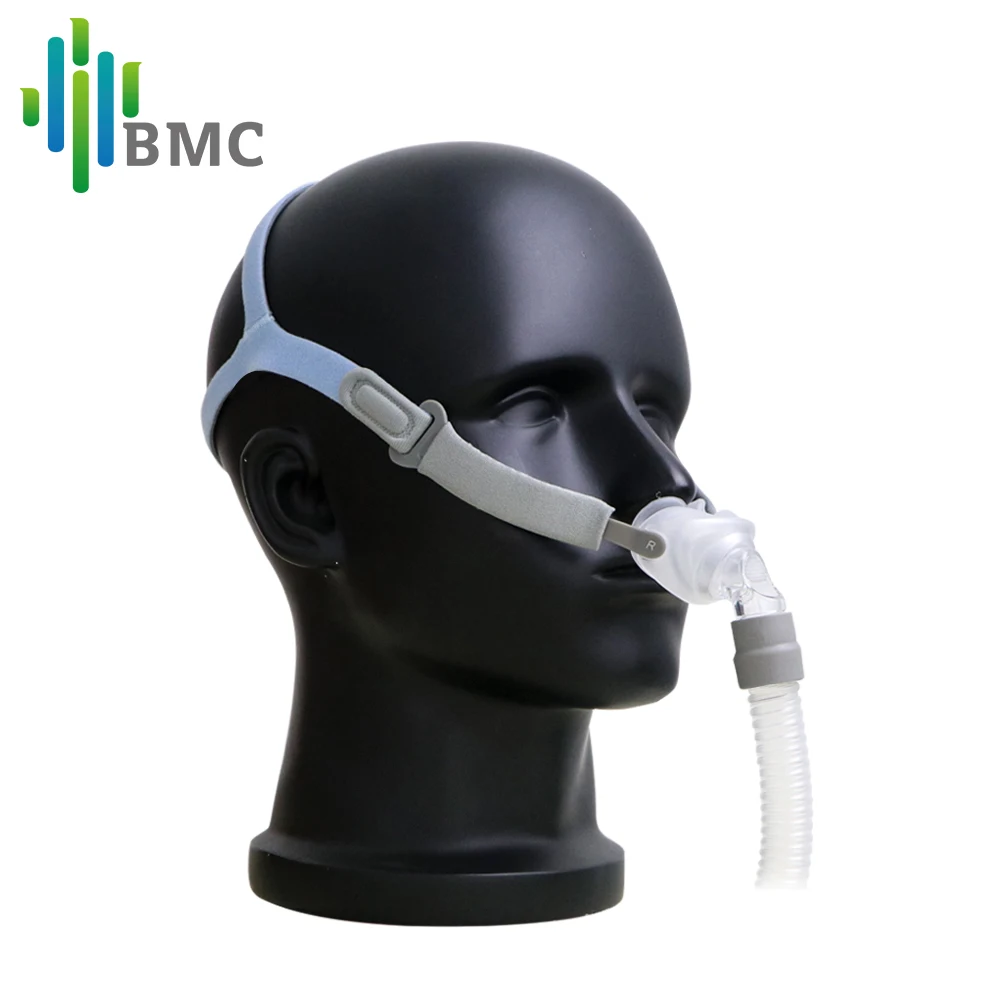 BMC WNP/PM2 Nosni Blazino CPAP Masko Silikonski SML Velikost Blazine Vse Medicinske Spanja Masko Za Smrčanje In Apneja Zdravljenje S pasom