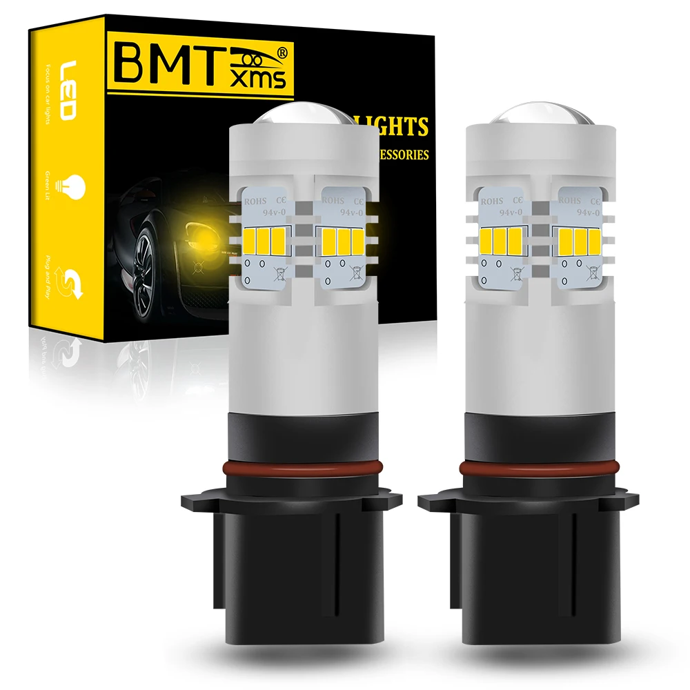 BMTxms 2x P13W LED Meglo Svetilke Žarnice Za Chevy Camaro 2011-2012 Canbus Brez Napake 1500LM 6000K Hiper Xenon Bela Vožnje Svetlobe
