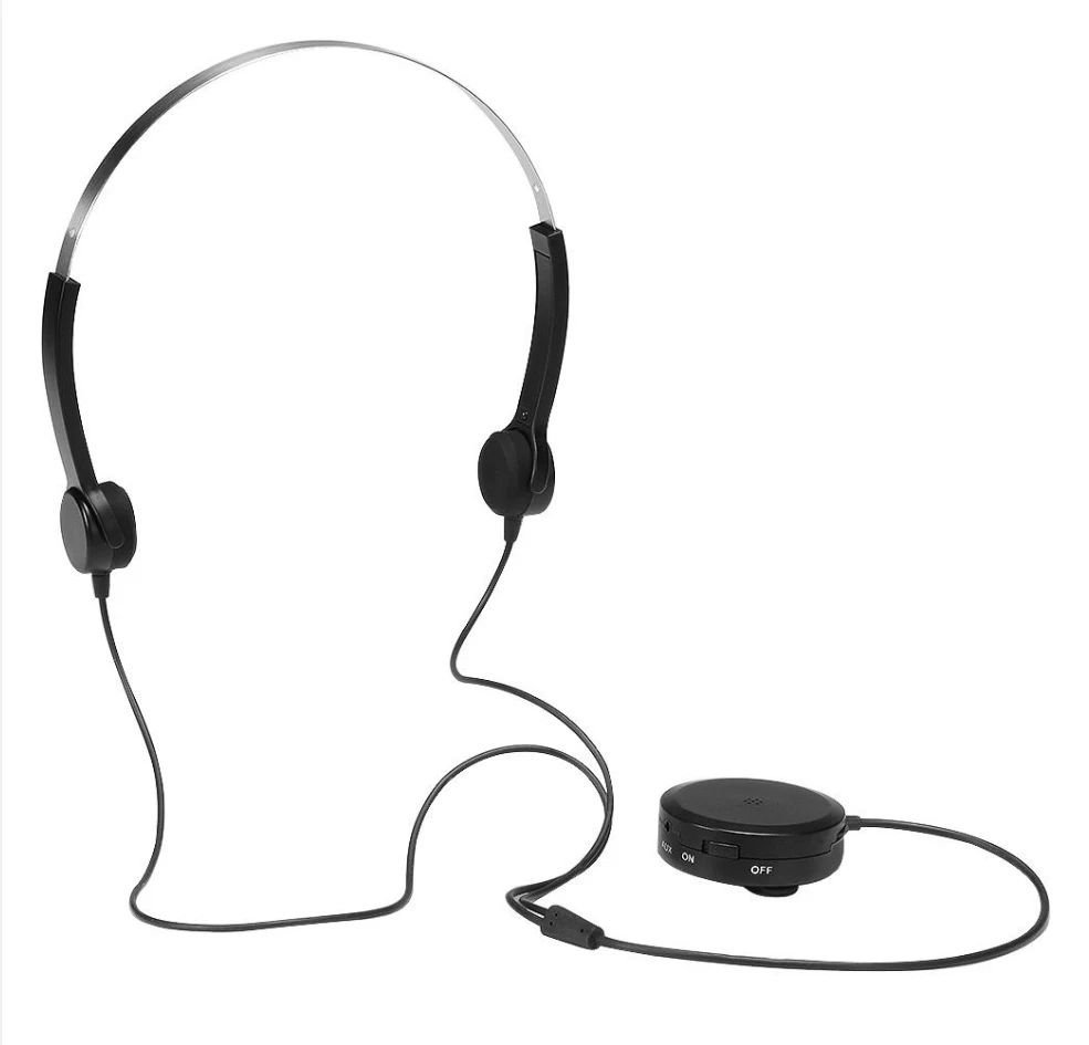 BN801 Slušni Slušalke Kostne Prevodnosti Hheadphone Vgrajeno Baterijo za Ojačevanje Zvoka Šport TV Slušalke