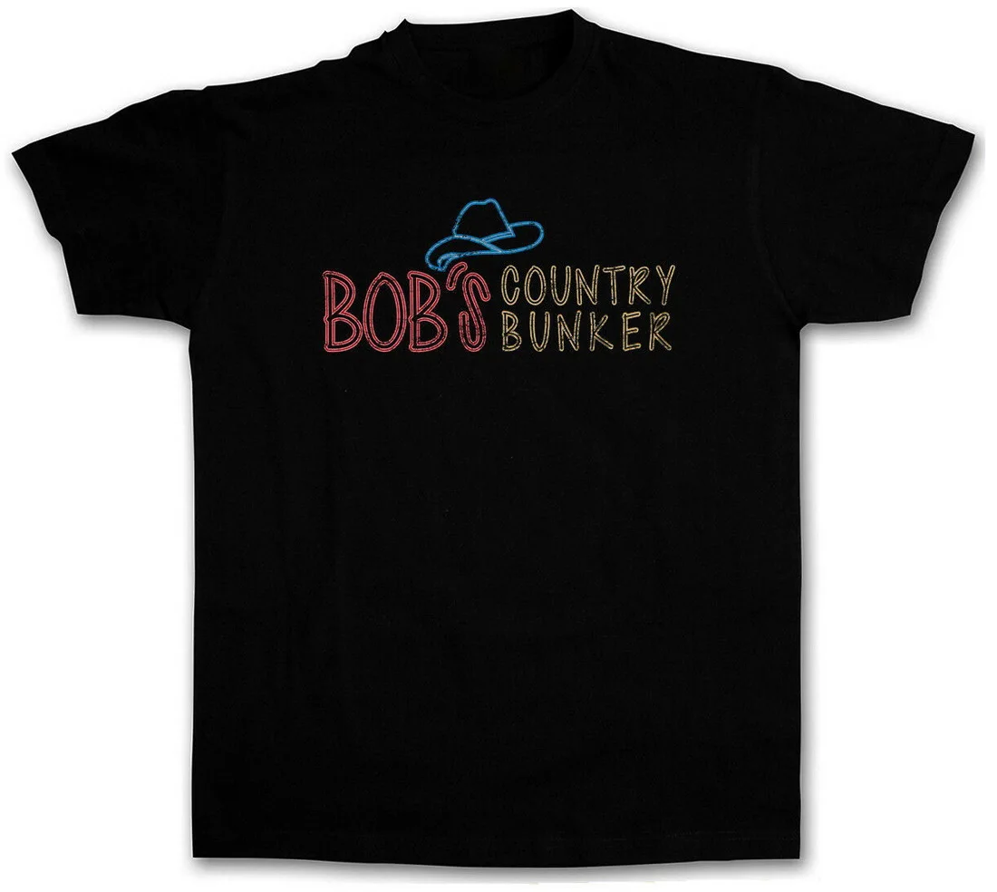 Bob je Država Bunker Vrhovi Tee T Shirt Blues Bar Klub Bratov Znakom I Znak, Logotip T-Shirt blagovno Znamko Oblačil Vrhovi