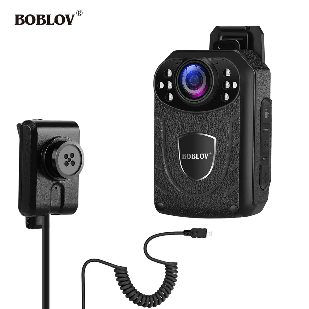 BOBLOV KJ21 Pro Telo Cam 2.4 G Daljinski upravljalnik Zaslona na Dotik HD1296P KJ21 Posodobljene Telo Kamera Mini Fotoaparata, Dodatnega Objektiva BodyCam