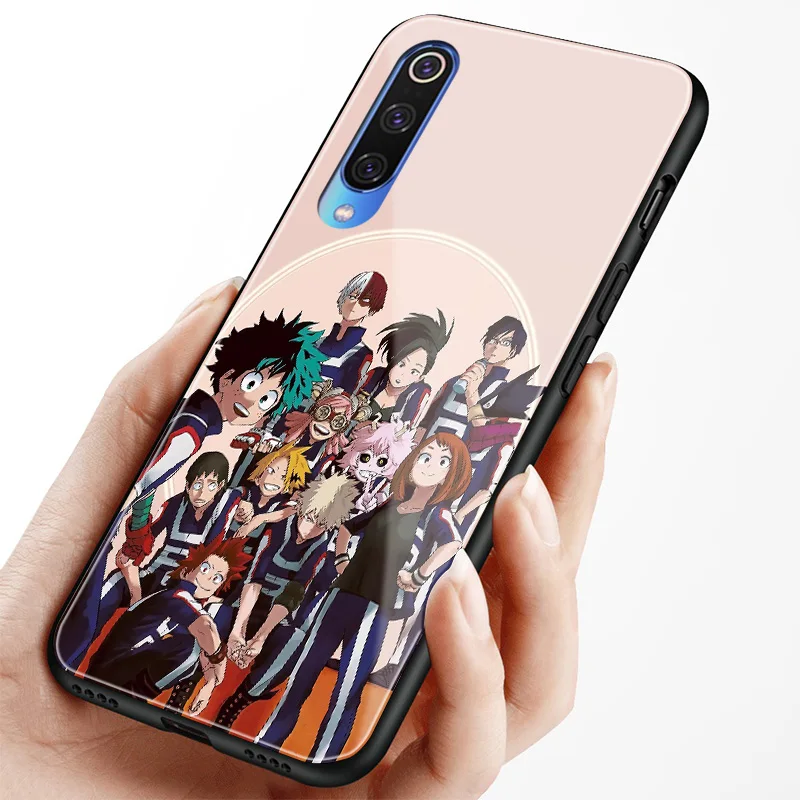 Boku ni Moj Junak Univerzami anime kolažev Za Xiaomi Mi 8 9 SE Mix 2 2s 3 Redmi Opomba 5 6 7 8 Pro Mehki silikonski stekla primeru telefon