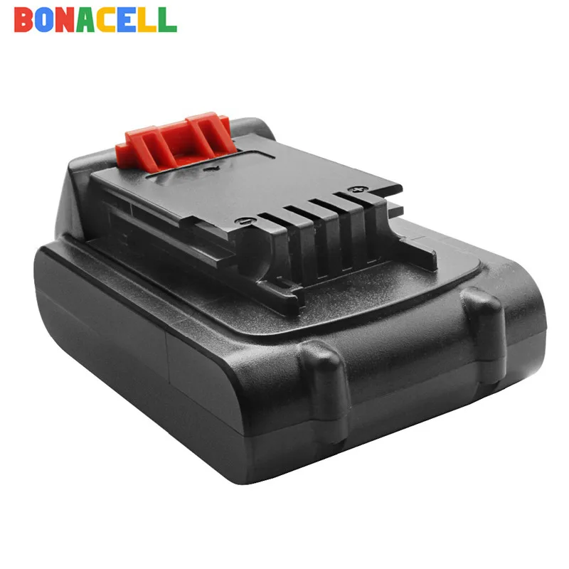 Bonacell 18V/20V 2000mAh baterija Li-ion Baterija za Polnjenje električno Orodje, Nadomestno Baterijo za BLACK & DECKER LB20 LBX20 LBXR20 L10
