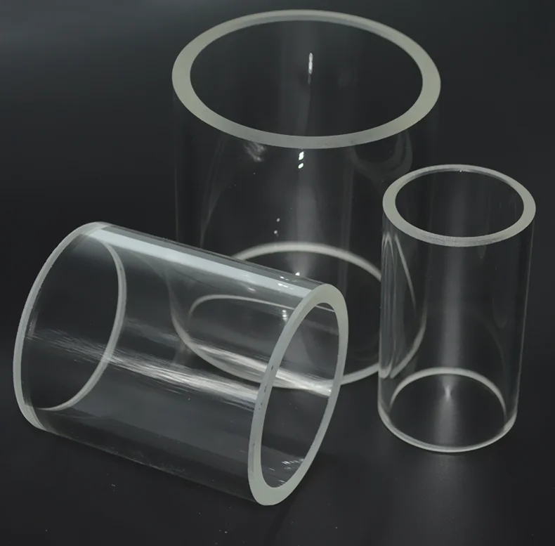 Borosilicate stekla stolpec, Zunanji premer 50 mm , Višine 50 mm, Borosilicate stekleno cevko(Napaka ±1 mm)