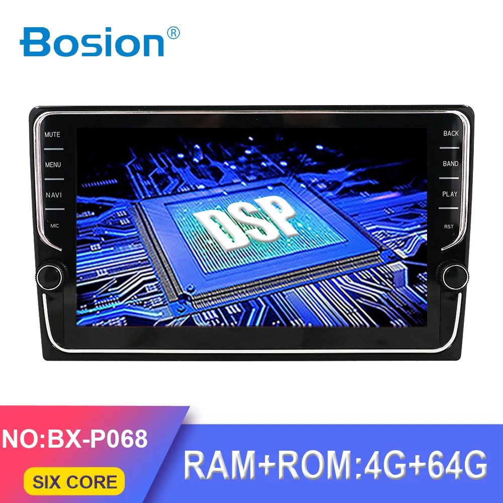 Bosion PX6 4G+64 G Android 10 8/9/10 palčni avtoradia za univerzalni avto dvd predvajalnik, gps navi 2 din avto opremo CSD DSP autoradio