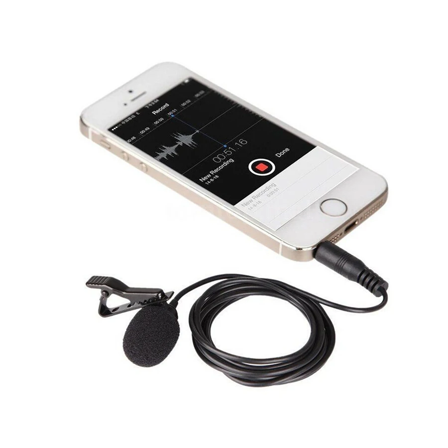 BOYA S-LM10 Pametni Vsesmerni Lavalier Mikrofon za iPhone 8 7 6 6s 5 4s Sumsang S6 S5 S4 LG Huawei