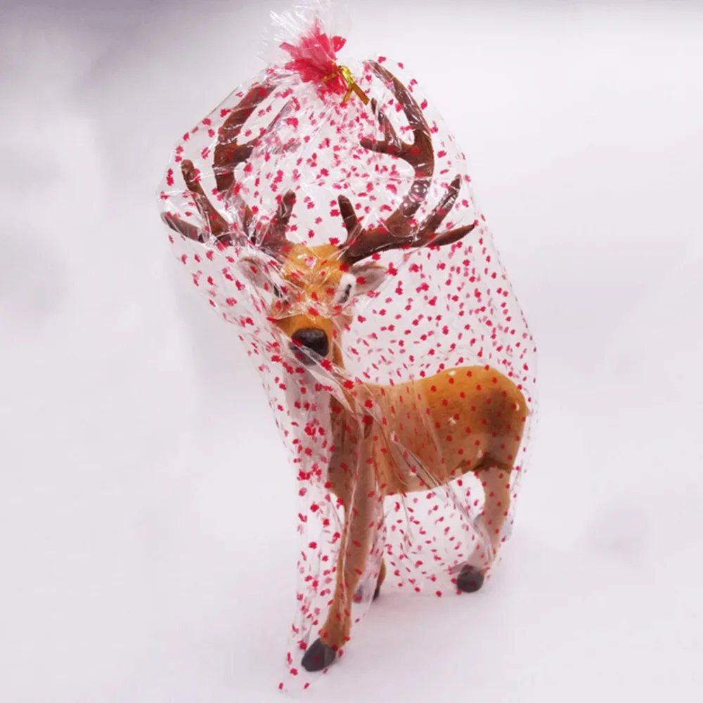 Božič Elk Dezintegratorjev Simulacije Plastično Majhno Sika Jelen Za Božično Drevo Okraski Družino Otroci Igrače Darilo