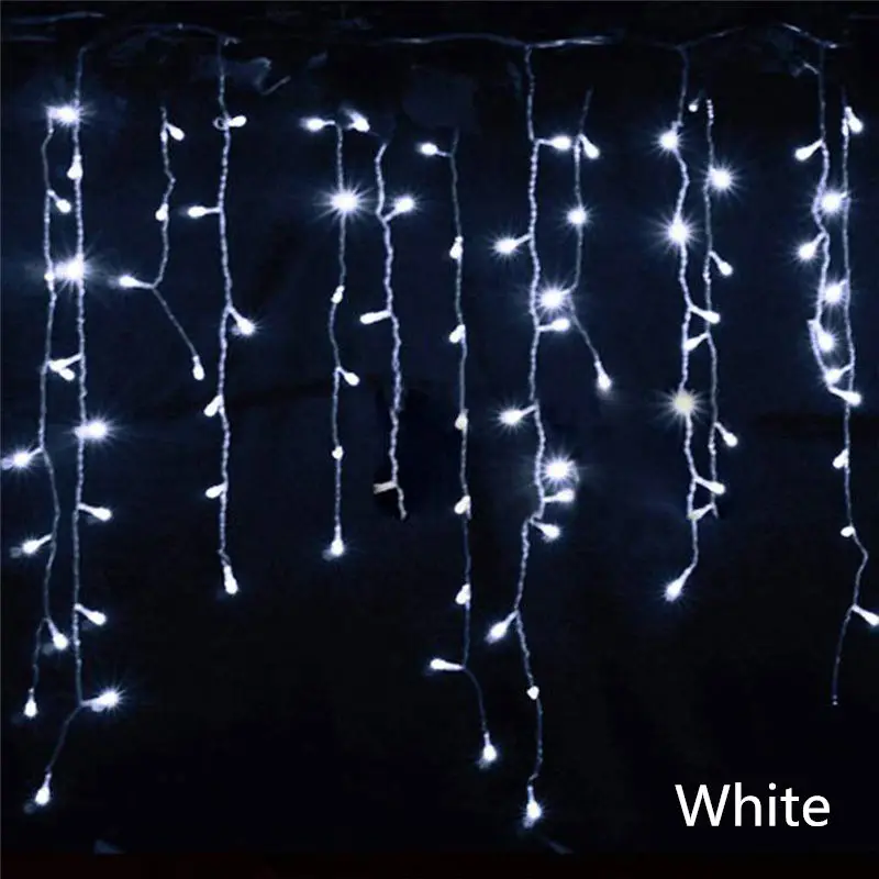 Božič Garland LED Zavese Ledenica Niz Luči 220V 5m 96Leds Notranji Padec LED Stranka Vrt, Oder na Prostem Dekorativne Luči