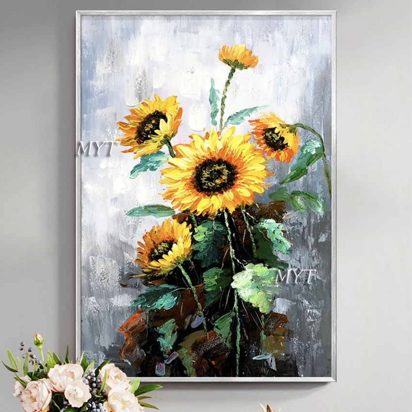 Brez okvirjev Slike ročno poslikano oljno sliko visoke kakovosti doma dekor slikarstvo cvet slike big velikost pisane slike