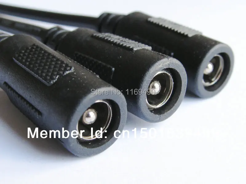 Brezplačna dostava , 10pcs / veliko DC Vtič Priključek za 5,5 x 2,5 mm / 5.5*2.5 Ženski Jack / Vtičnica Z Kabel adapter napajalni Kabel 28 cm
