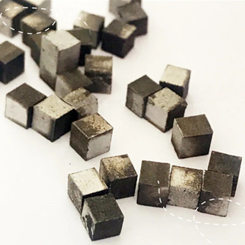 Brezplačna dostava 1pcs 4x4x4mm rutenij kovinski element 99.95% pure Ru hexahedron gostota kocke ingot rutenij periodnega pelete