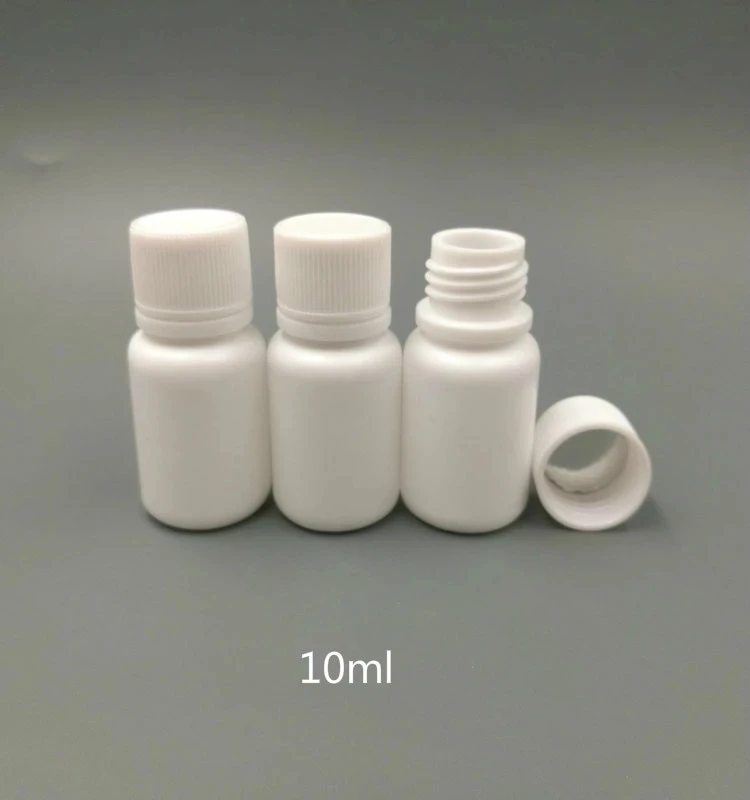 Brezplačna Dostava 200pcs/nastavi 10 ml tablete HDPE plastike, steklenice,plastične medicine tabletke steklenico,medicine steklenico