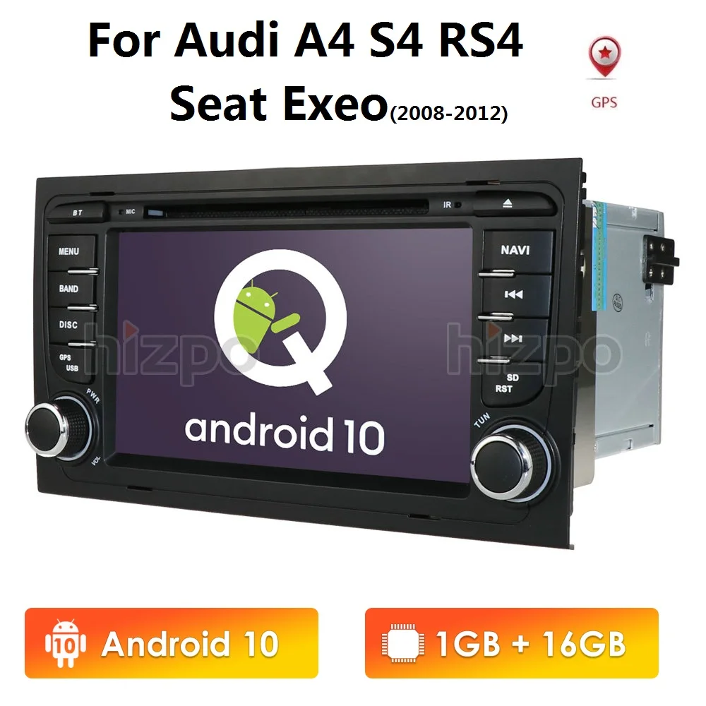Brezplačna dostava! 4G WIFI Android 10 AVTO GPS Navi za audi A4 2002-2008 S4 RS4 8E 8H B6 B7 Z BT RDS DVD multimedijski predvajalnik, radio