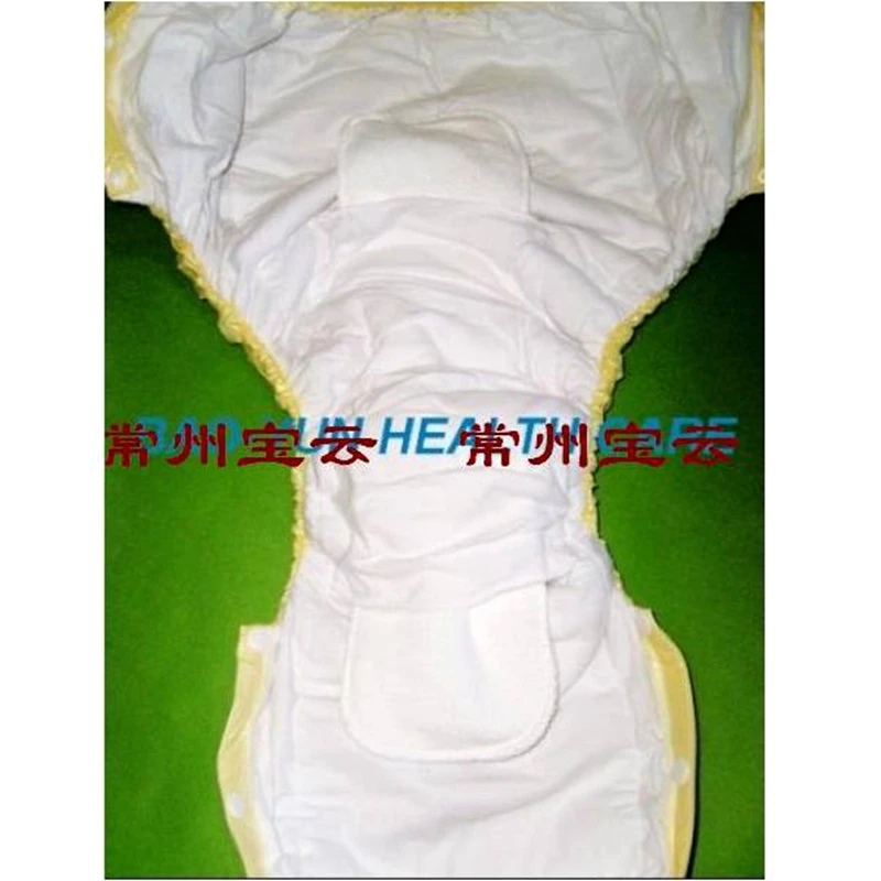 Brezplačna Dostava FUUBUU2043-BELO-XL PVC/ Plenic za Odrasle/ inkontinenca hlače/Odraslo baby ABDL