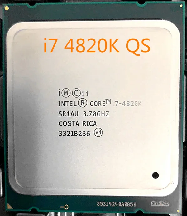 Brezplačna dostava intel i7-4820k QS i7 4820K QS (za 3,7 Ghz/4 jedra/LGA 2011)CPU Desktop scrattered kosov