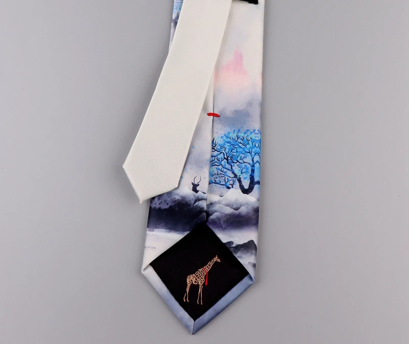 Brezplačna Dostava Nov Moški moški 2020 Prvotni načrt osebnost darilo kravatni Ustvarjalne naslikal v pravljice, 7CM priložnostne tiskanih kravato