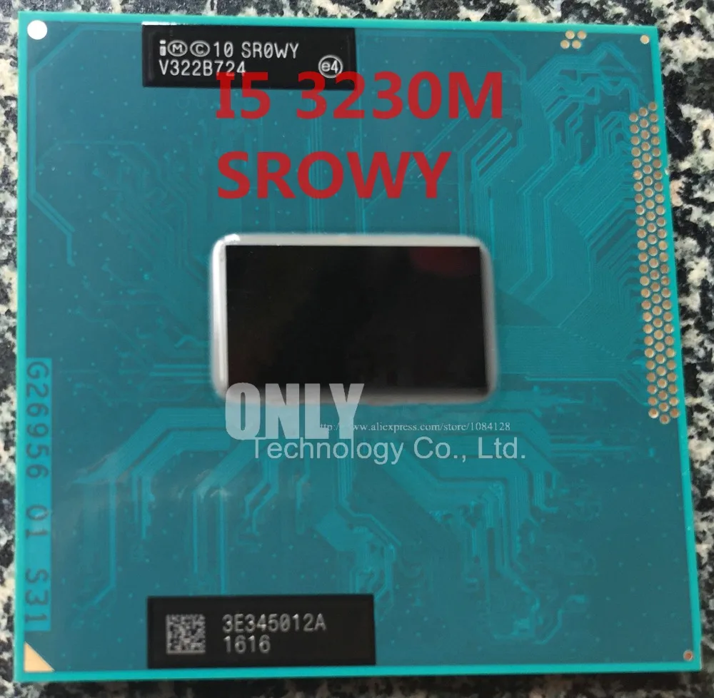 Brezplačna Dostava Original intel Core i5 3230M 2.6 GHz, 3M SR0WY Dvojno Štiri niti i5-3230m Zvezek procesorji Laptop CPU PGA 988 pin