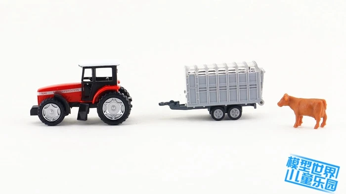Brezplačna Dostava/Siku 1640 Igrača/Diecast Kovinski Model/Massey Ferguson Traktorja s Park Priklopnika/Izobraževalne Zbirka/Darilo/Otrok/Mala