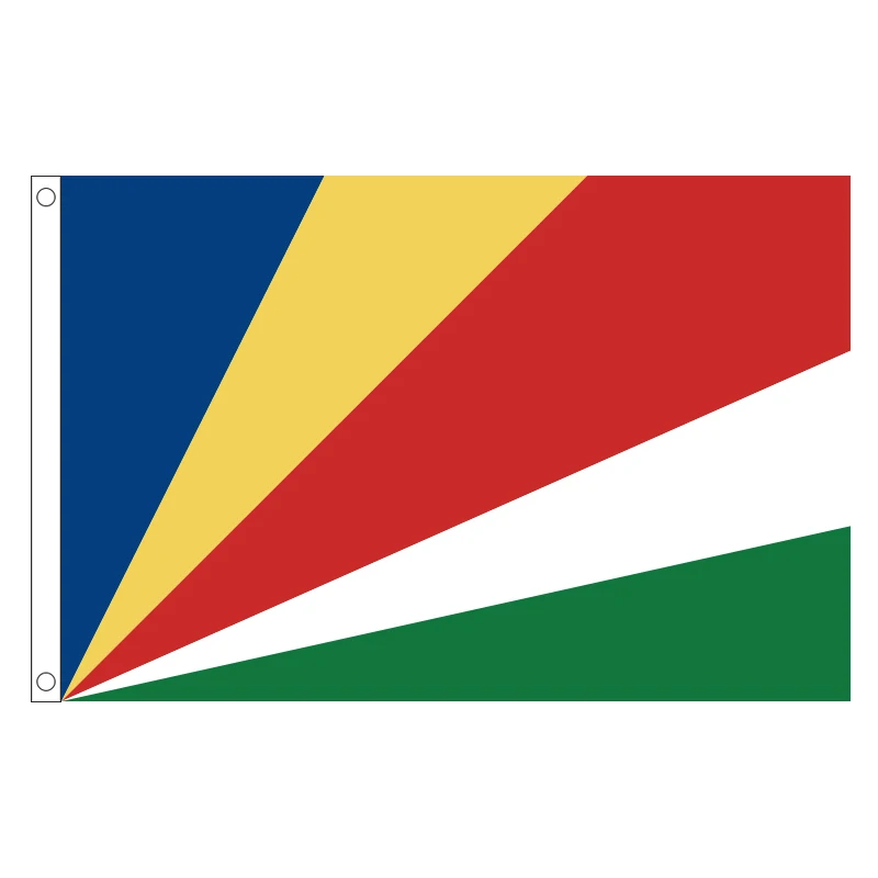 Brezplačna dostava xvggdg Sejšeli zastava Banner 90*150 cm Visi Sejšeli Nacionalne zastave