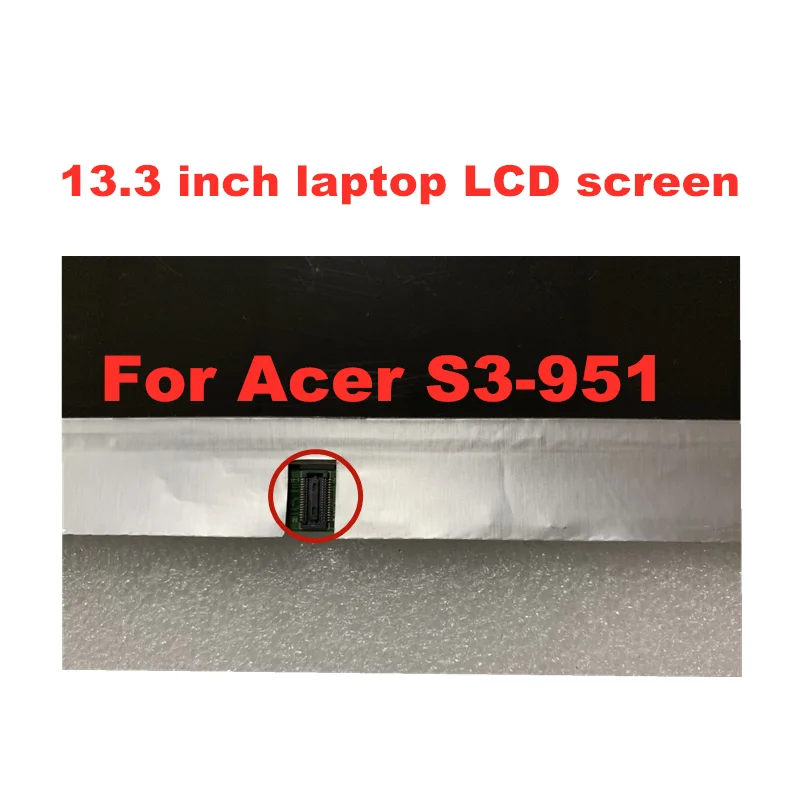 Brezplačna dostava za 13,3-palčni Za Acer S3-951 S3-391 S3-2464G Prenosni računalnik, LCD zaslon B133XW03 V3 B133XTF01.0 B133XTF01.1 B133XTF01.2