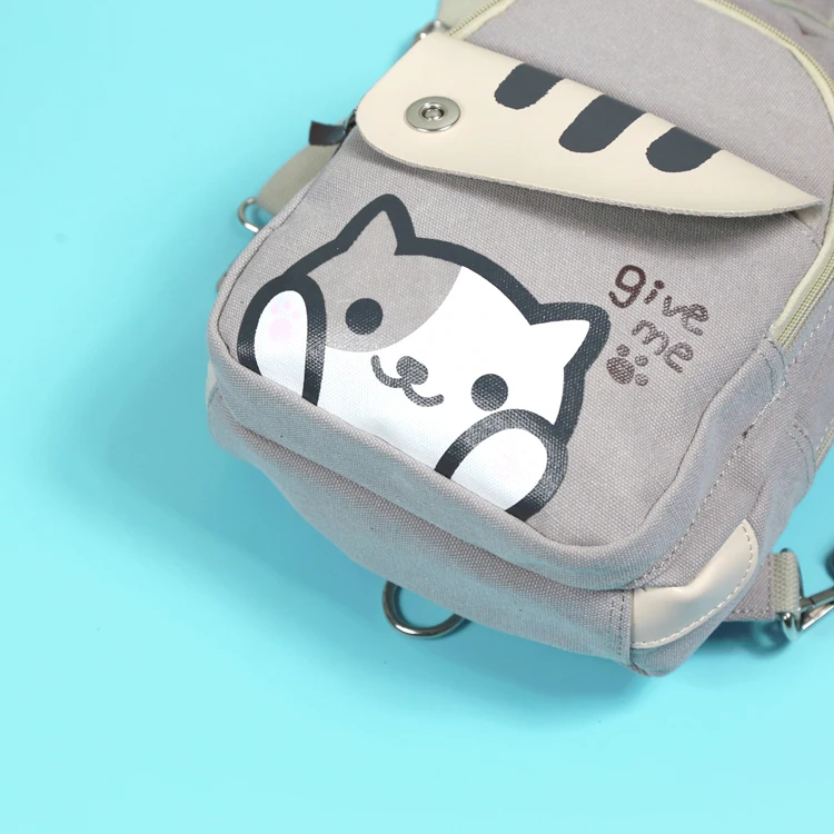 Brezplačna dostava za Neko Atsume Mačka Dvorišču Anime Večnamenska Torba Šolski Nahrbtnik