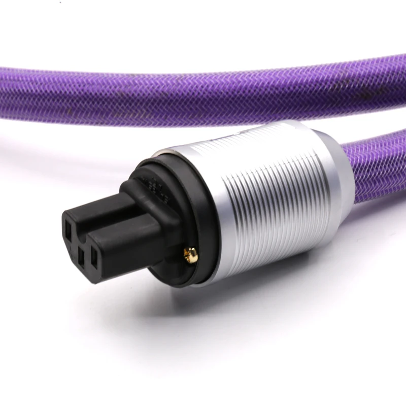 Brezplačna dostava za visoko koncu xlo Limited Edition Napajalni Kabel za Evropske napajalni kabel z pozlačeni EU verion svečke povezava