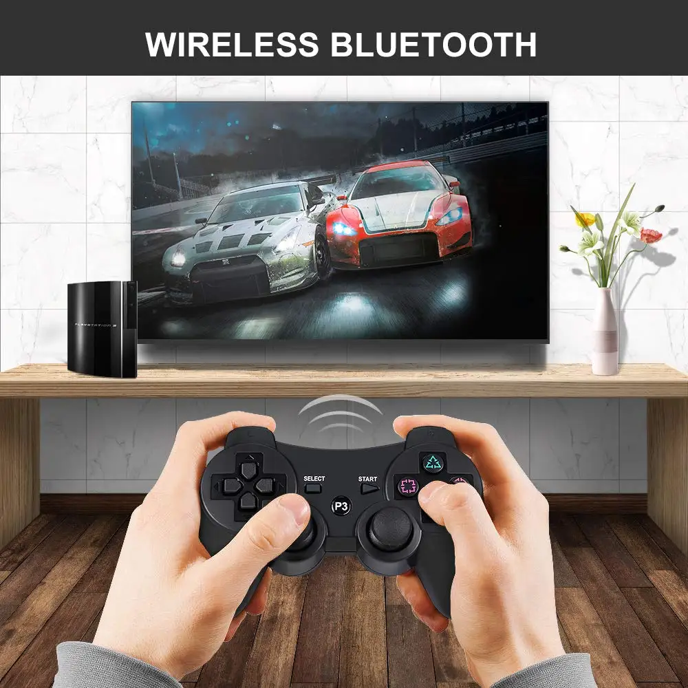 Brezžična tehnologija Bluetooth Krmilnik za Igre Za PS3 Palčko Konzola za Sony Playstation3 dualshock Nadzor nad igro Palčko Daljinsko Gamepad