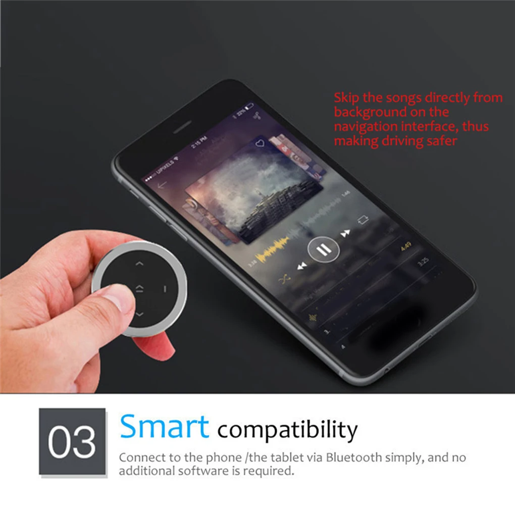 Brezžična tehnologija Bluetooth Medijev obvolanski Nadzor mp3 Glasbo, igre za Android IOS Pametni Nadzor Komplet Styling