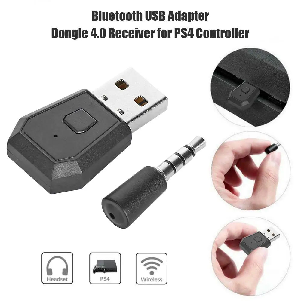 Brezžične Slušalke Bluetooth Dongle USB 4.0 Zvok Sprejemnik 3,5 mm Ac za Konzolo PS4 Gamepad Krmilnika Dodatki