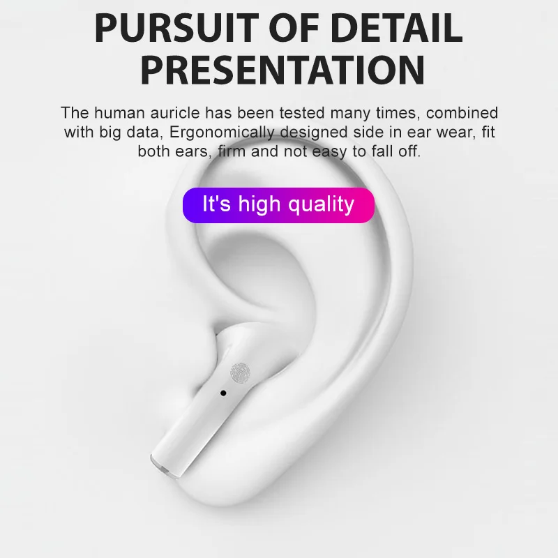 Brezžične Slušalke Bluetooth Slušalke Dotik Tipka Čepkov Z Mic Polnjenje Box Športne Slušalke za iphone Xiaomi huawei Samsung