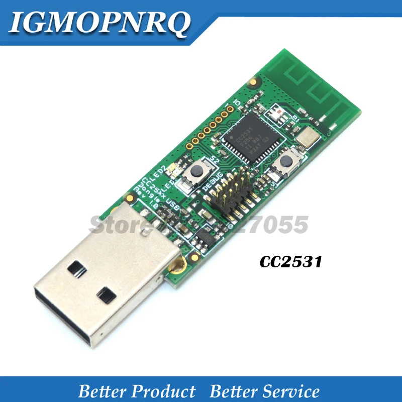 Brezžičnega Zigbee CC2531 CC2540 Sniffer Odbor Paketni Protokol Analyzer Modul Vmesnik USB Dongle Zajemanje Modul z anteno