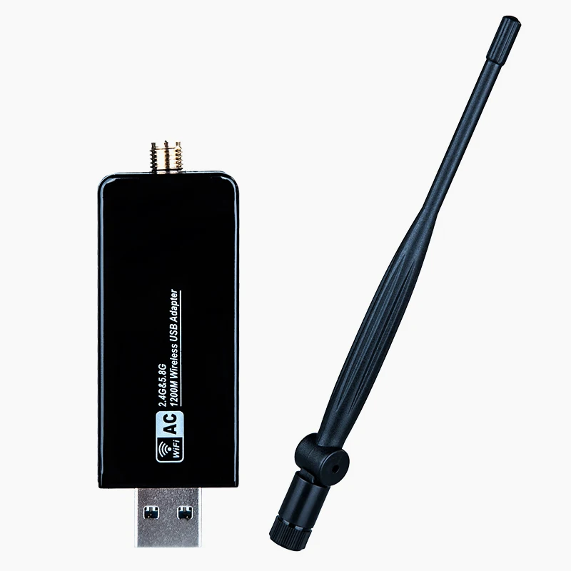 Brezžični AC WiFi Adapter 1200Mbps USB3.0 WIFI Dongle RTL8812AU Čipov 5GHz Brezžično Kartico Za Kali Linux Desktop PC, Laptop