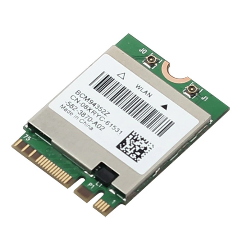 Brezžični MacOS BCM94352Z DW1560 WIFI M. 2 Kartico Bluetooth 4.0 1200Mbps 2.4 G/5 G 802.11 Ac Handoff Airdrop NGFF Adapter