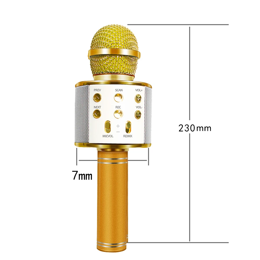 Brezžični mikrofon KARAOKE BLUETOOTH Prenosni Zvočnik 4 barve garancija