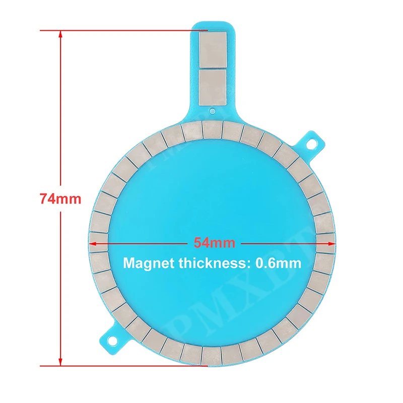 Brezžično Polnjenje Magnetni Obroček Za iPhone 12 Pro Max 12 Mini 11 XR Pro XS 8 Mobilni Telefon Primeru Močno Magnetno Mag Kritje Nalepka