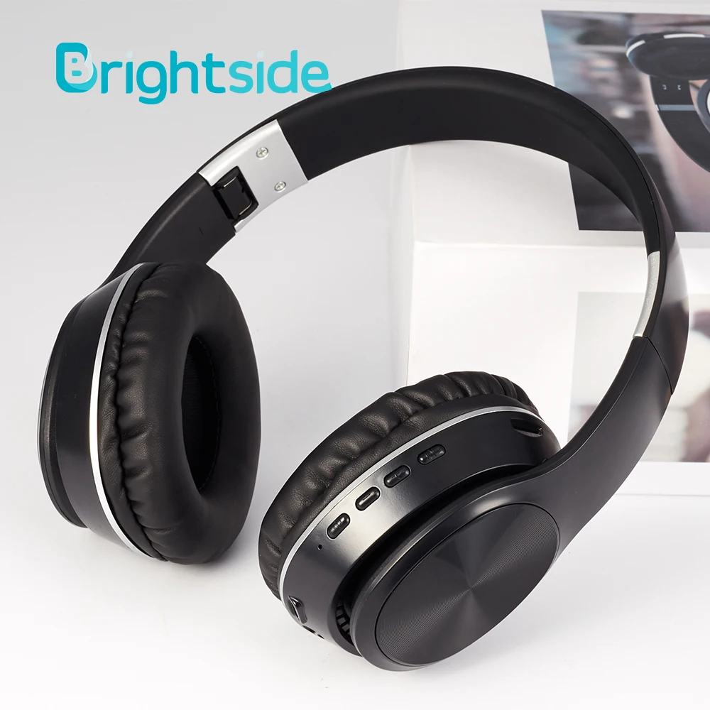 Brightside Brezžične Slušalke Bluetooth Slušalke Zložljive Slušalke Globok Bas Slušalke Z Mikrofonom TF Kartice Za Mobilni Telefon, Ipad