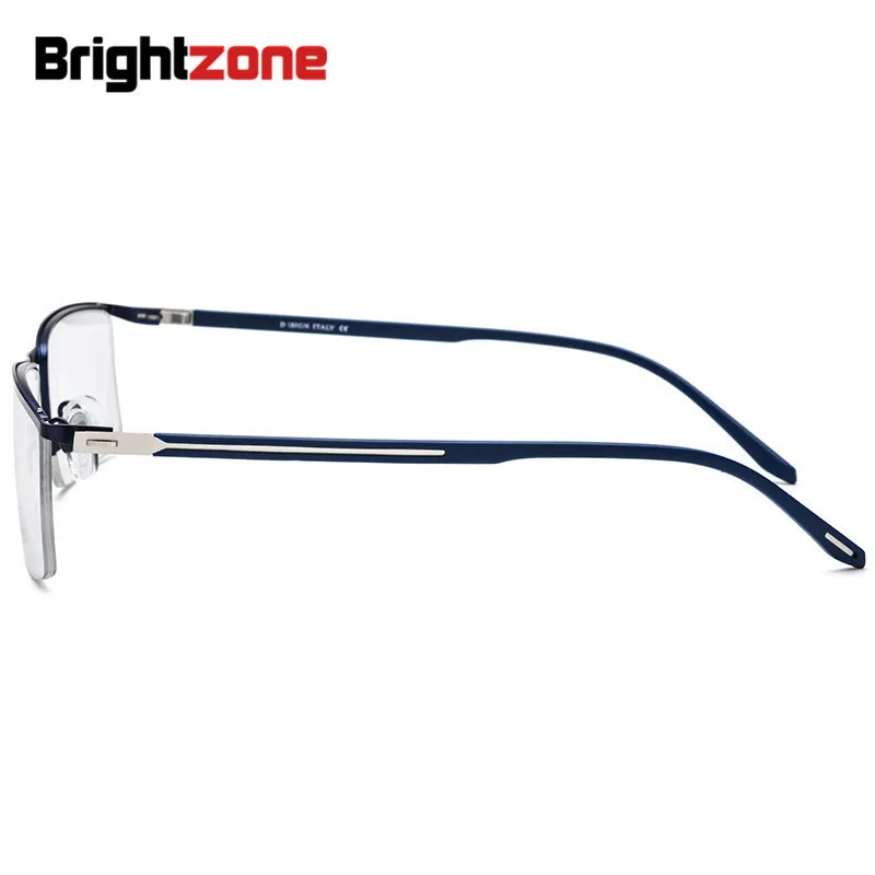 Brightzone Pol Okvir Spektakel Kvadratnih Optični Retro Očala Za Kratkovidnost Dioptrije Kovinski Človek Očala Platišča Optometer Miopia Korejski