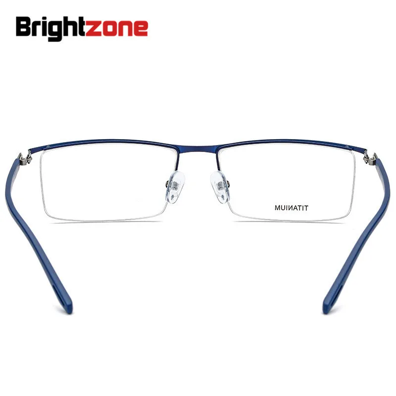 Brightzone Pol Okvir Spektakel Kvadratnih Optični Retro Očala Za Kratkovidnost Dioptrije Kovinski Človek Očala Platišča Optometer Miopia Korejski