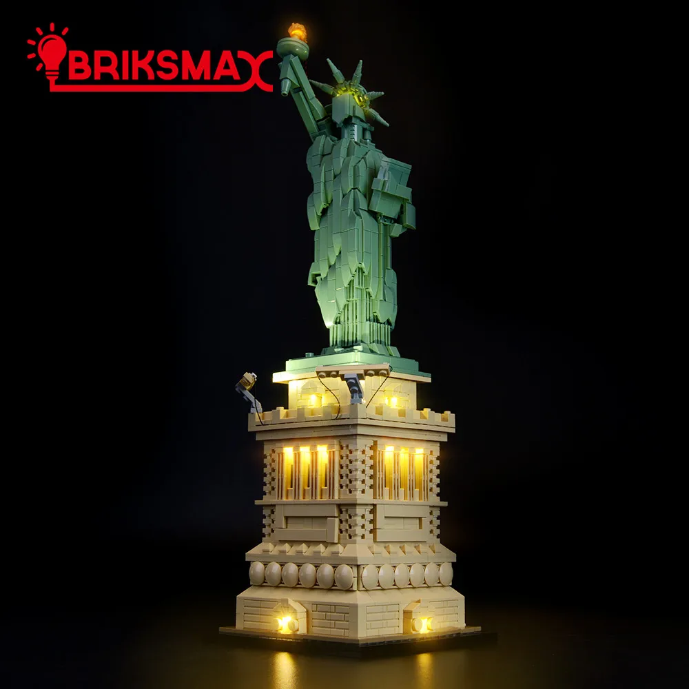 BriksMax Led Light Up Kit Za 21042 Arhitektura, Kip Svobode , (NE Vključujejo Model)
