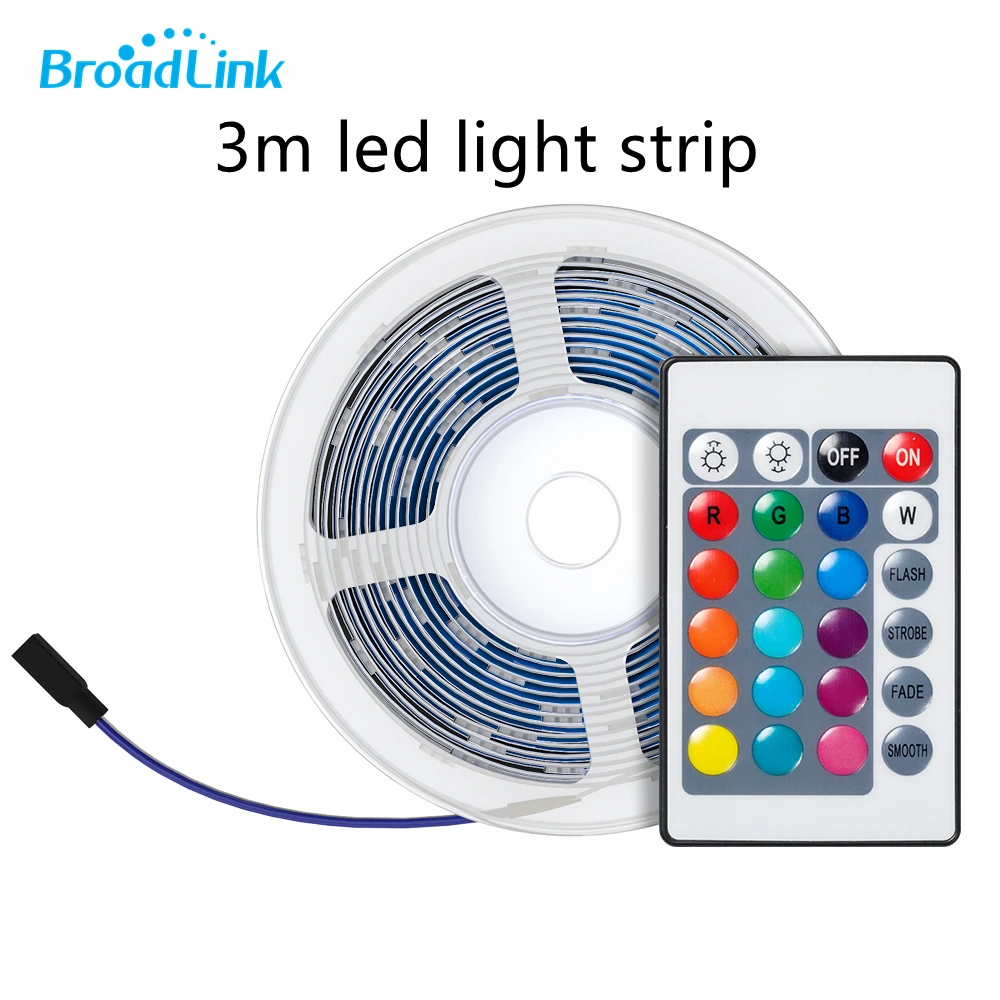 BroadLink con 3M RGBW LED WIFI Svetlobni Trakovi ,APP Nadzor Pisane luči za Dekoracijo Doma Dela z Alexa Google Pomočnik