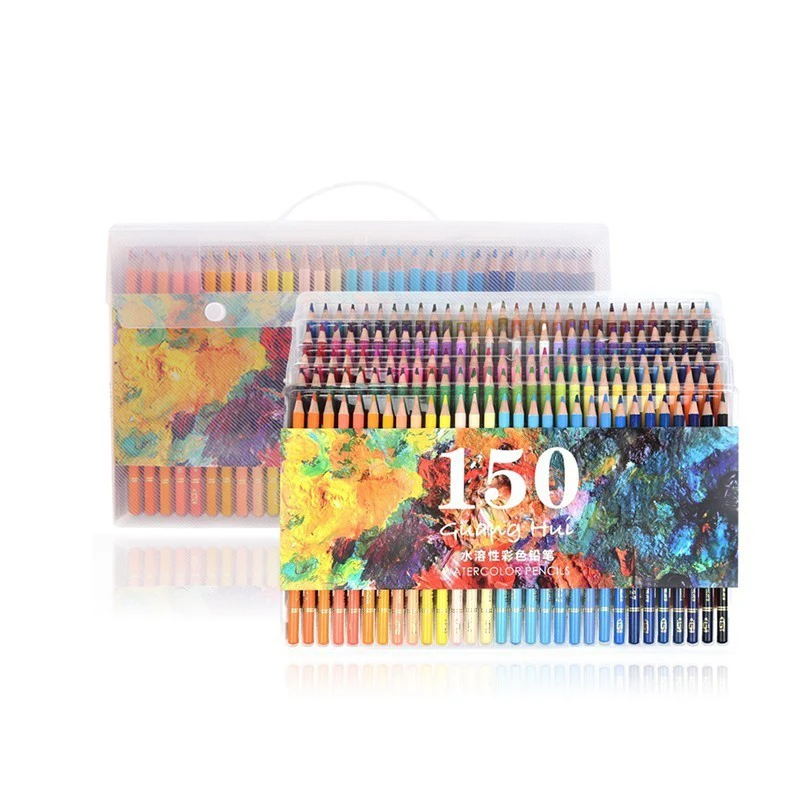 Brutfuner 160 Barve Visoke Kakovosti Mastno Barvne Svinčnike Nastavite Olje HB Risanje Skice Za Šolo Študent Darila ustvarjalce