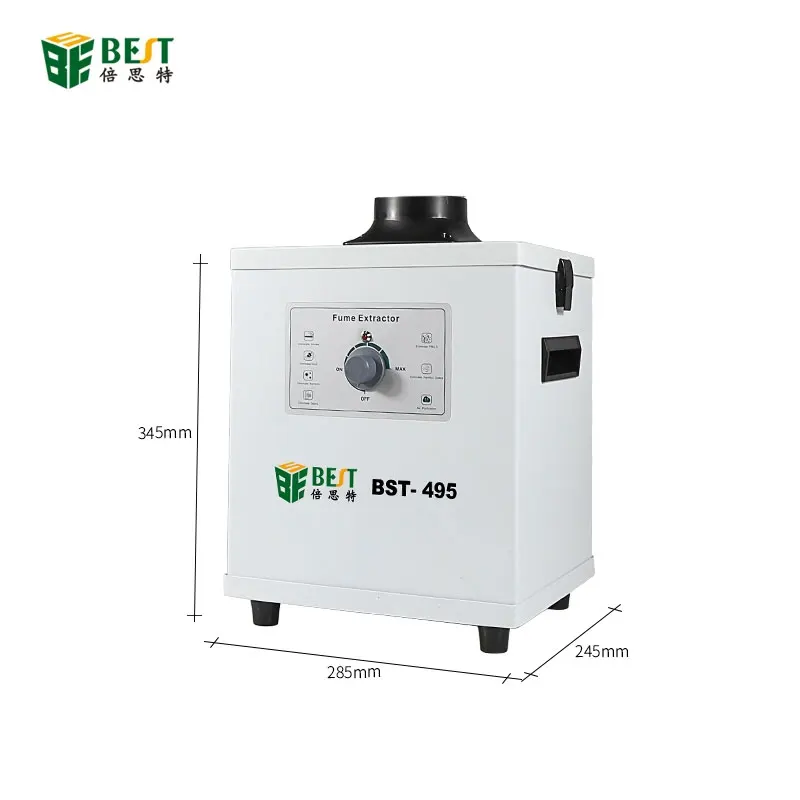 BST-495 filter Izpušnega Industrijsko Čiščenje Instrumenta Spajkanje Dim oklepni dimni Extractor za Lasersko Ločevanje Stroj