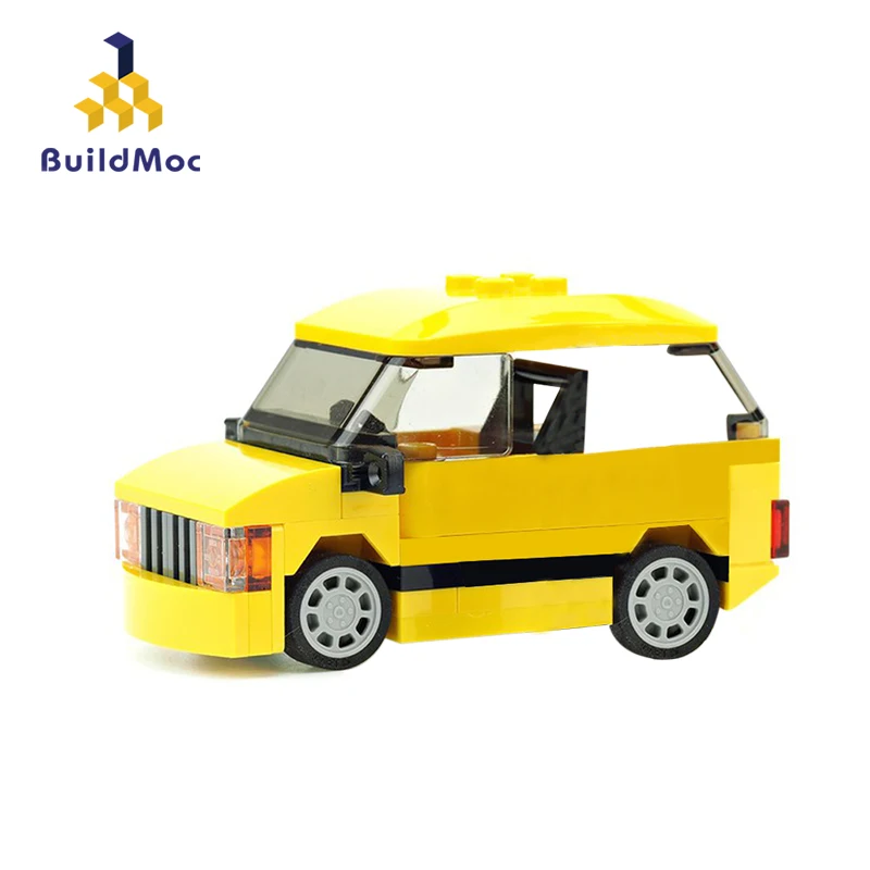 BuildMoc Original Mini Prevoz Sestavljeni Modeli Bloki Avto Stavbe Policijske van Mesto Policija Letalo Opeke Igrače Otrok Darilo