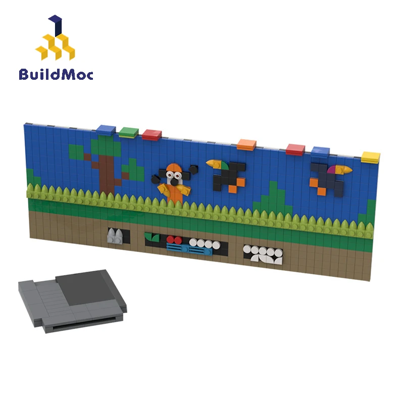 Buildmoc Raca Lov FC NES, Classic, Retro Igre, ki so gradniki Ustvarjalca Ideja Konzole Duck Hunt Opeke DIY Igrače Za otroke Darila