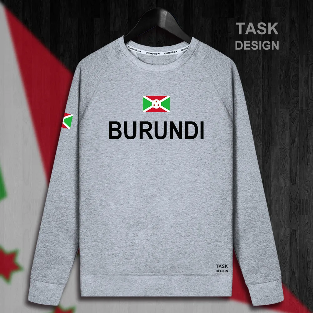 Burundi Burundijska Vzhodni Afriki BDI BI moški pulover s kapuco puloverji s kapuco moški majica nove ulične oblačila Športna trenirka