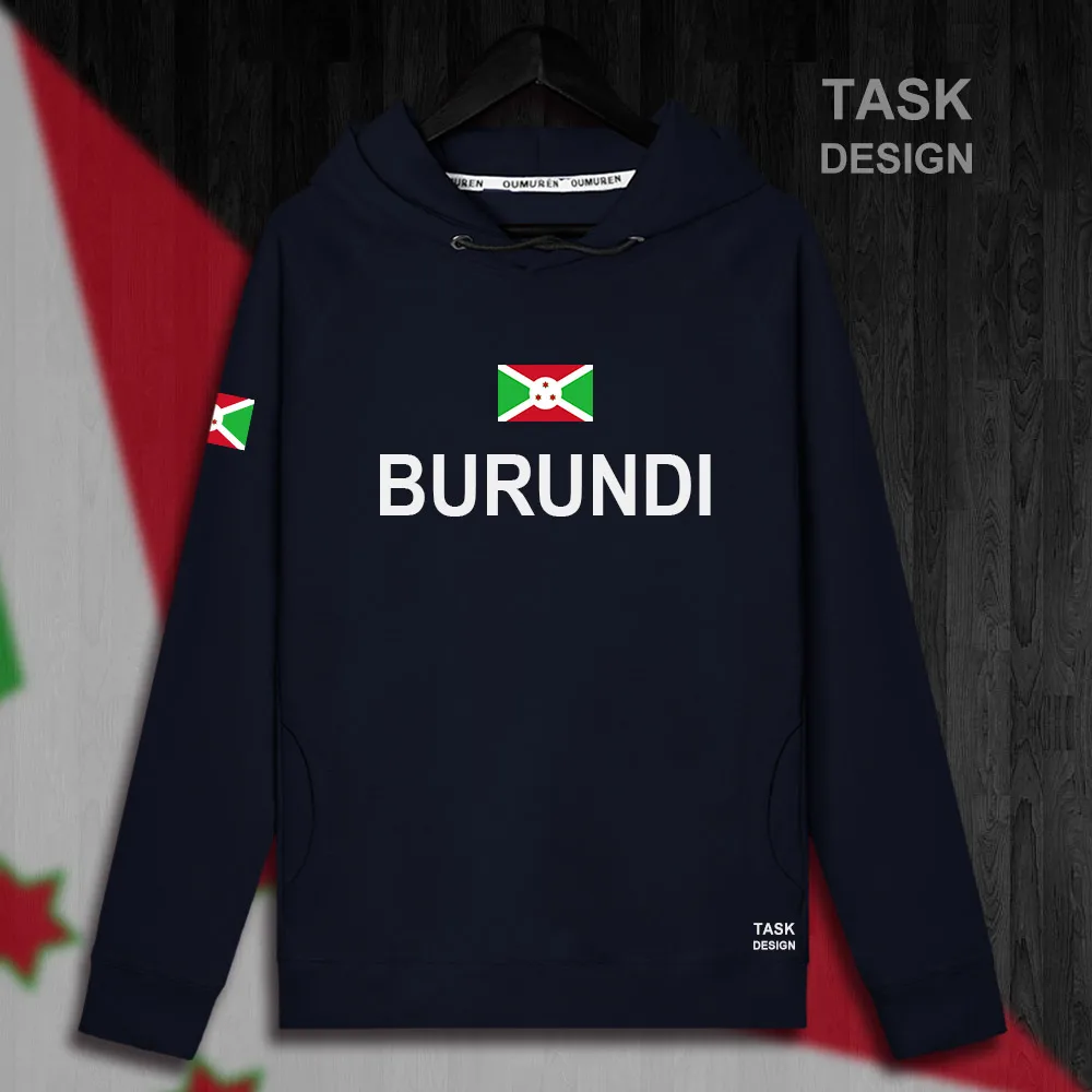 Burundi Burundijska Vzhodni Afriki BDI BI moški pulover s kapuco puloverji s kapuco moški majica nove ulične oblačila Športna trenirka